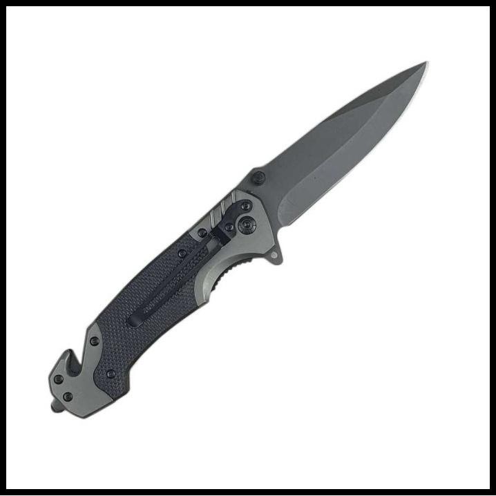 Pisau Lipat Outdoor Doom Blade Folding Knife Survival Tool 440C 58Hrc