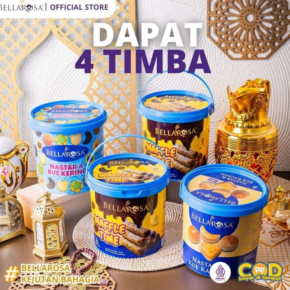 

AURORAE ( DAPAT 4 ) JAR JUMBO KUE KERING & SNACK LEBARAN HAMPERS BELLAROSA RAMADHAN