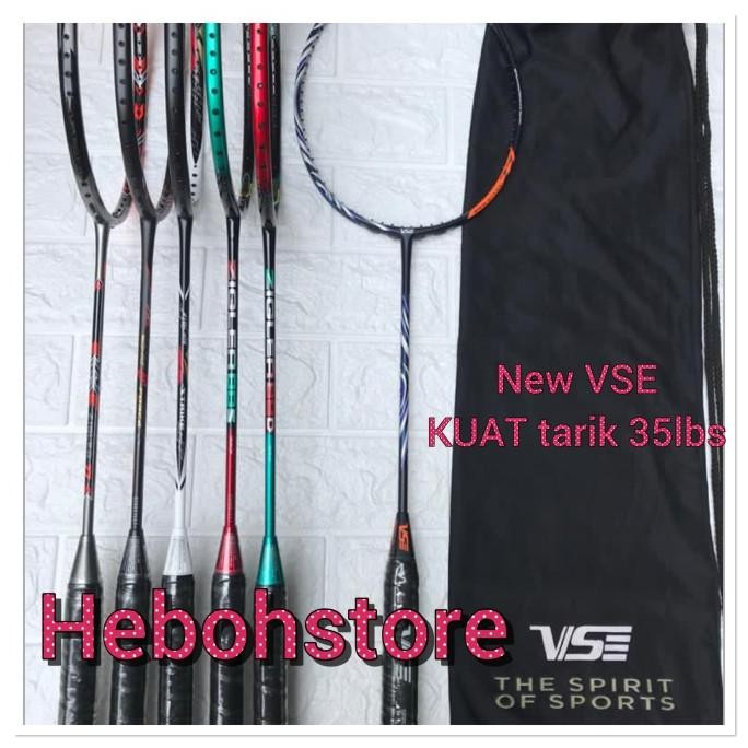 BEBAS ONGKIR - Raket Badminton VSE ZIGLER 77,Zigler Z strike DLL KUAT 35 LBS