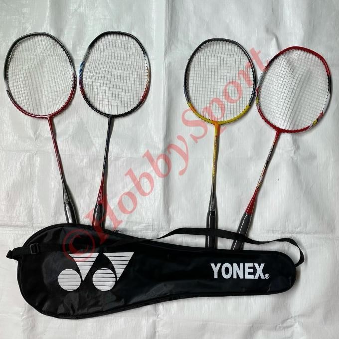 NEW Racket Badminton PSG-A1 Sepasang Raket BuluTangkis Reket Bulu Tangkis