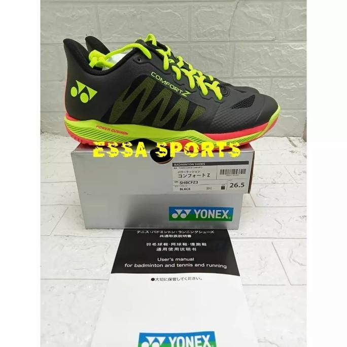 NEW SEPATU YONEX COMFORT Z3 BLACK JP VERSION ORIGINAL