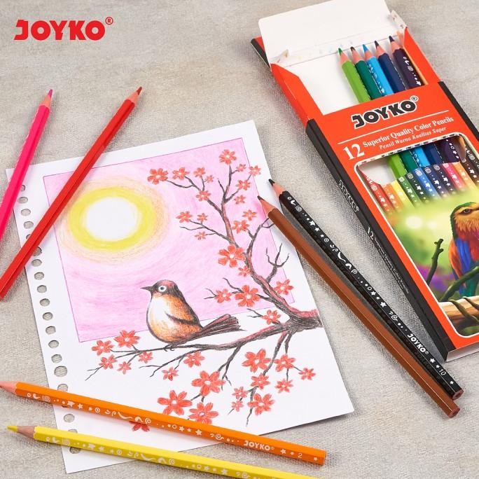 

Joyko Pensil Warna Color Pencils Hexagonal Grip