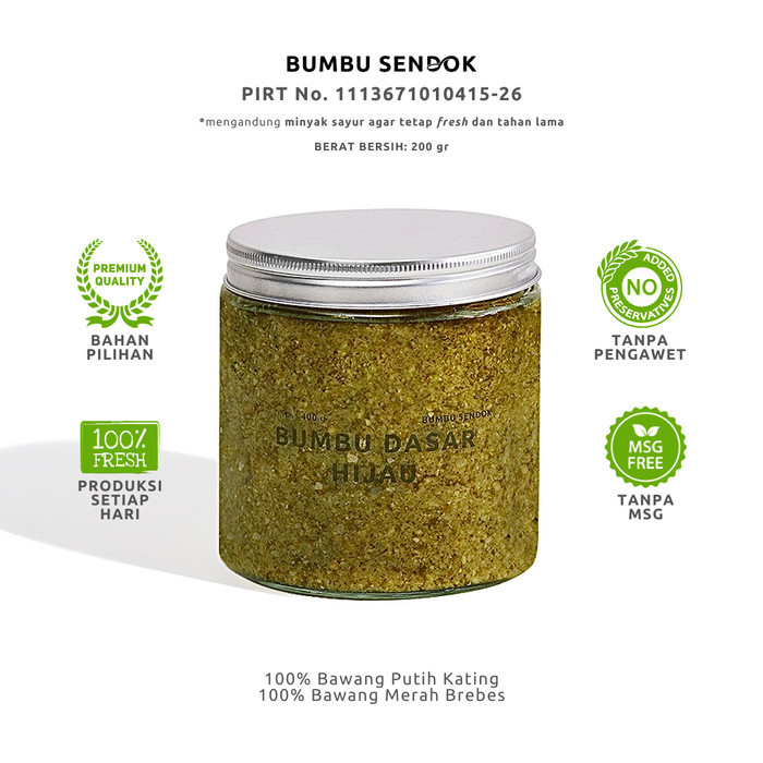 

Sale Bumbu Sendok Bumbu Dasar Hijau 400G