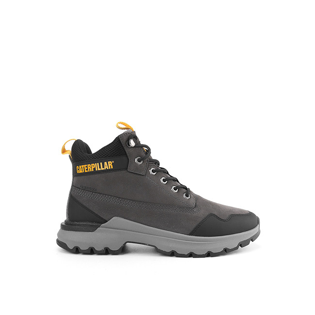 Boots Pria Kulit Sepatu Boot Pria Kulit Napa Sol Karet Tali Depan Hitam Sepatu Boot Pria Kulit Napa 