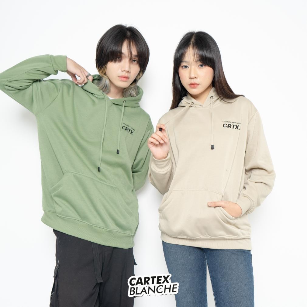 Crtx Growth Jaket Hoodie Jumper Bordir Unisex Pria - Wanita Size M - Xxxl