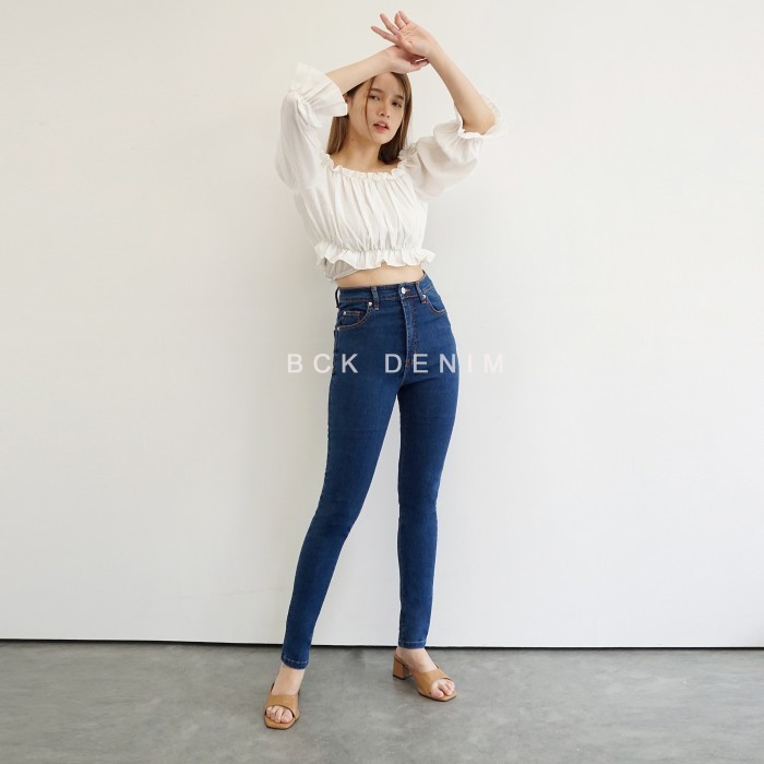 Bck-Celana Jeans Highwaist Wanita Nancy