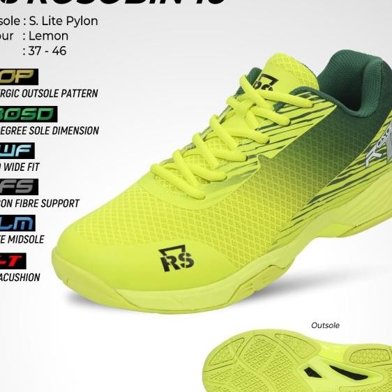 Sepatu Badminton RS Rosobin 16 Original Terlaris