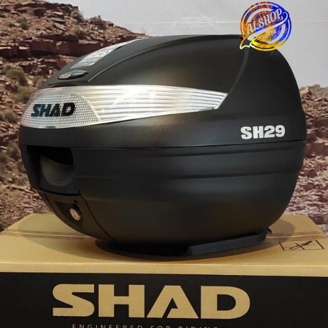 PAKETAN BOX SHAD SH29 + BREKET BRACKET TOP BOX MOTOR NMAX OLD / NEW Terlaris