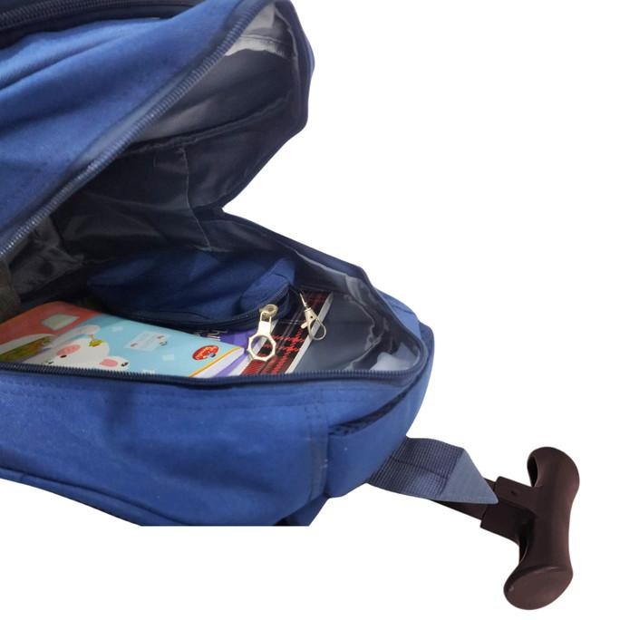 Tas Koper Anak Sekolah Sd Laki Laki High Quality Troli Dorong Anak Cowok Motif Astronot Rpg 10010 Or