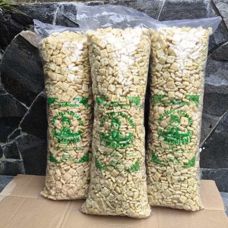 

hj-77 1 KG KERUPUK STIK IKAN TONGKOL ORIGINAL BALADO CABAI IJO Hemat
