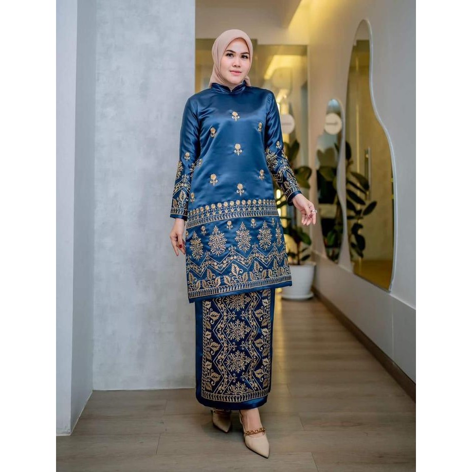 New Set Baju Kurung Bordir - Baju Kurung Modern - Kebaya Modern - Kebaya Baju Kurung Padang - Baju