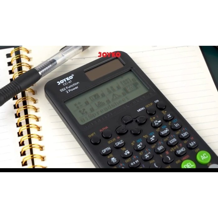 

Joyko Cc 67 Scientific Calculator 552 Fungsi / Kalkulator Ilmiah Ori Fungsi Fx-991Ex
