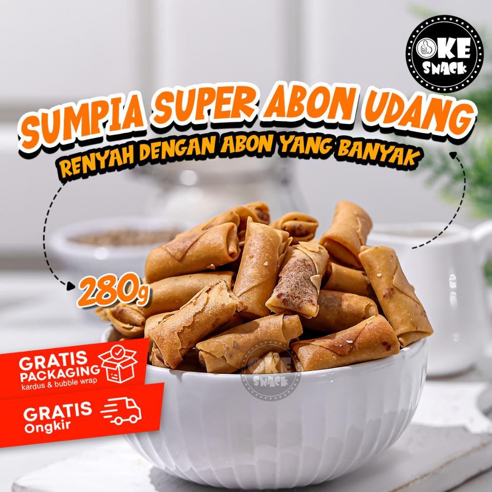 

ukd-23 Sumpia Kwalitas Super Abon Udang 280g Viral