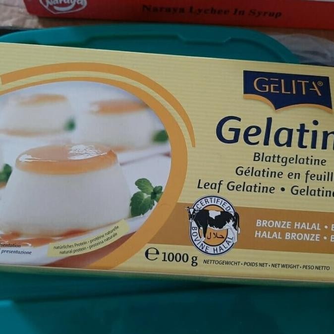 

GELATINE SHEET 100GRAM/ GELATIN LEMBARAN 100GRAM (ISI 30 LEMBAR)