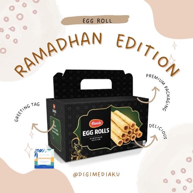 

UFO-2025 MONDE EGG ROLL MONDE SERENA EGG ROLL 70g MONDE EGG ROLL 168 g Egg Roll Ramadhan Murah