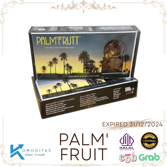 

KURMA TANGKAI TUNISIA PALM FRUTT BOX 500gr MANIS HEALTHY