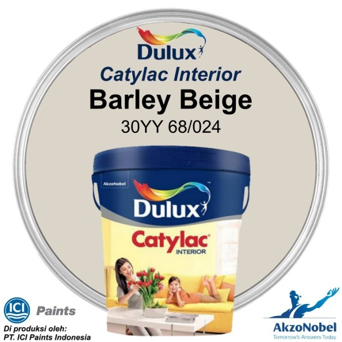 CAT DULUX CATYLAC INTERIOR 5 KG - BARLEY BEIGE 30YY 68/024