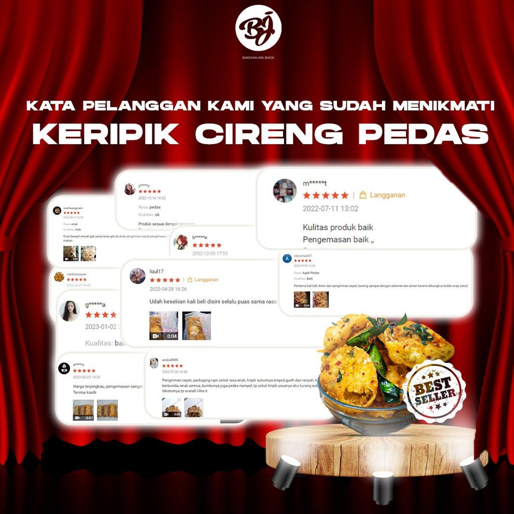 

jg-56 Keripik Cireng Pedas / Keripik Cireng / Keripik Cireng Pedas Daun Jeruk 500gram Berkualitas