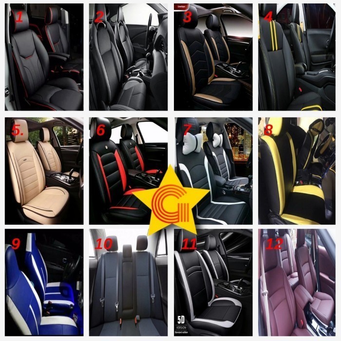 Terbatas, Sarung Jok/Carseat Cover Mbtech Baris 1 Innova Xenia Avanza Ertiga Axx