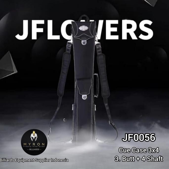 Jflowers Cue Case JF0056~Tas Billiard Jflowers 3x4~3 Butt+4 Shaft SALE