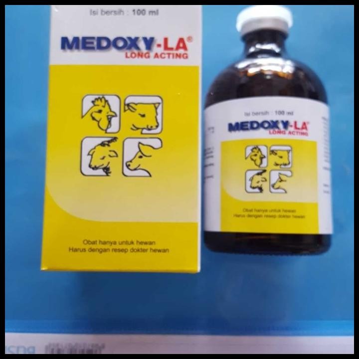 Medoxy La 100Ml..Obat Suntik Ayam Sakit Crd Mencret Snot
