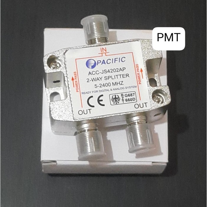 PROMO SPLITTER 2-WAY PACIFIC ACC-JS4202AP 5-2400MHz