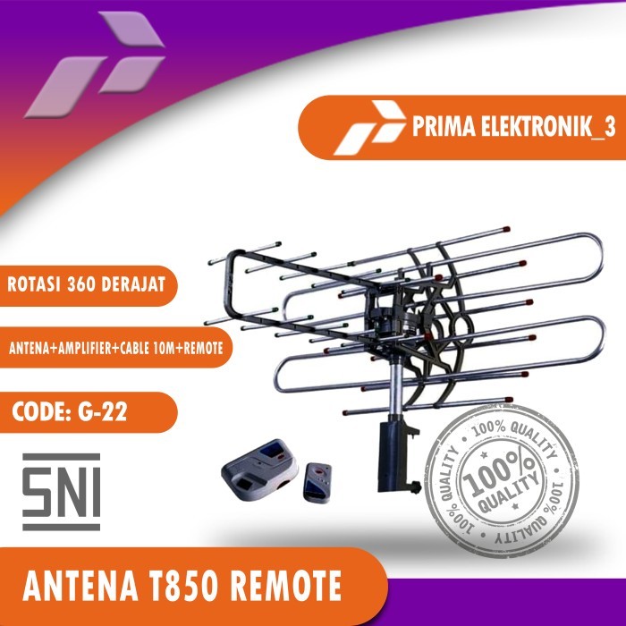 TERLARIS IBL Boster Antena TV Remot indor outdor digital LED booster tv PE 3