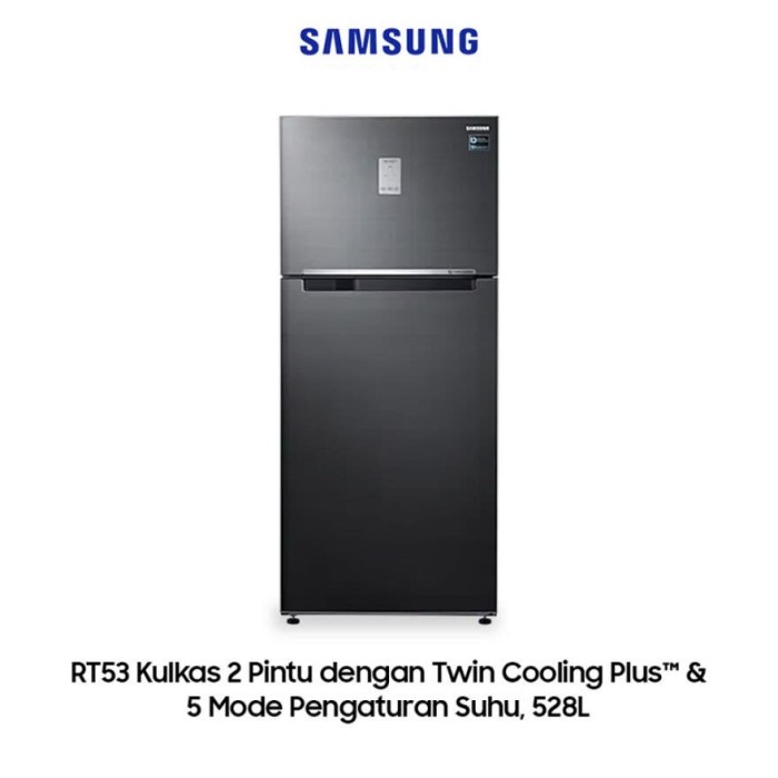 Samsung RT53 RT53K6231BS/SE Digital Inverter Kulkas 2 Pintu 528L