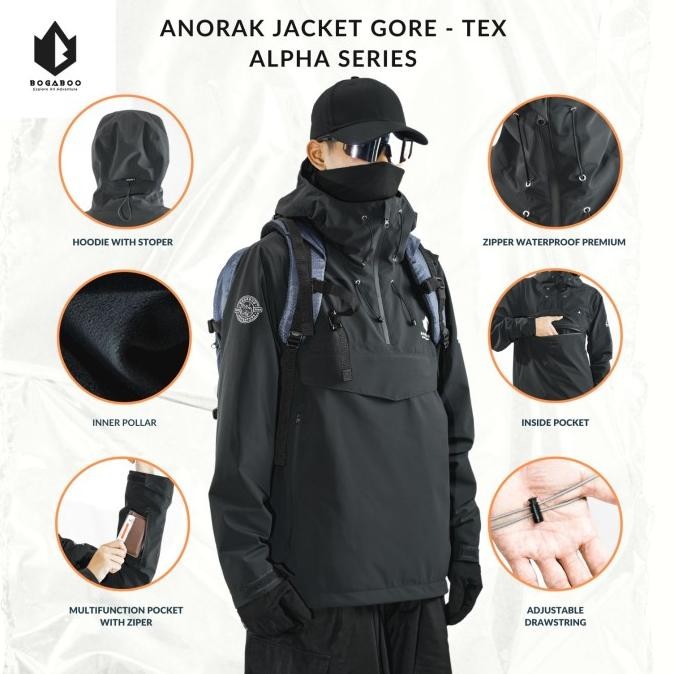 Pelvoux Bennevis Goretex Pro Shell 3L Rain Jaket gunung waterproof
