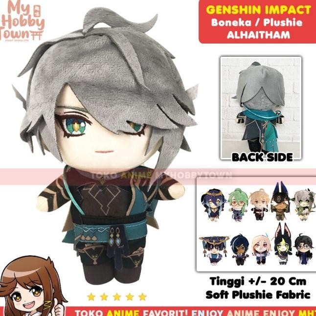 Boneka Anime Game Karakter Genshin Alhaitham Sumeru Plushie Doll Terlaris
