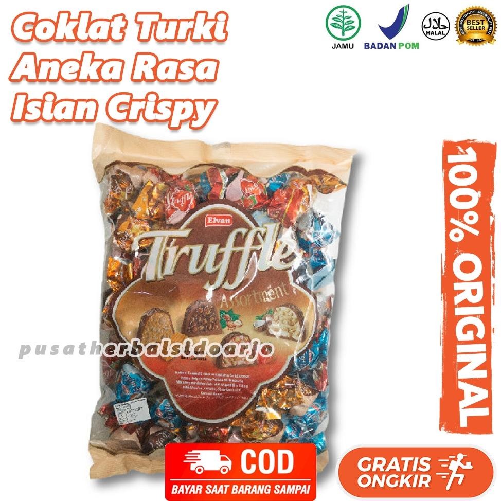 

Gr-8 Coklat Truffle 1Kg Kemasan Asli Pabrik Coklat Arab Coklat Umroh Coklat Haji Oleh-Oleh Haji Umroh Gr-8