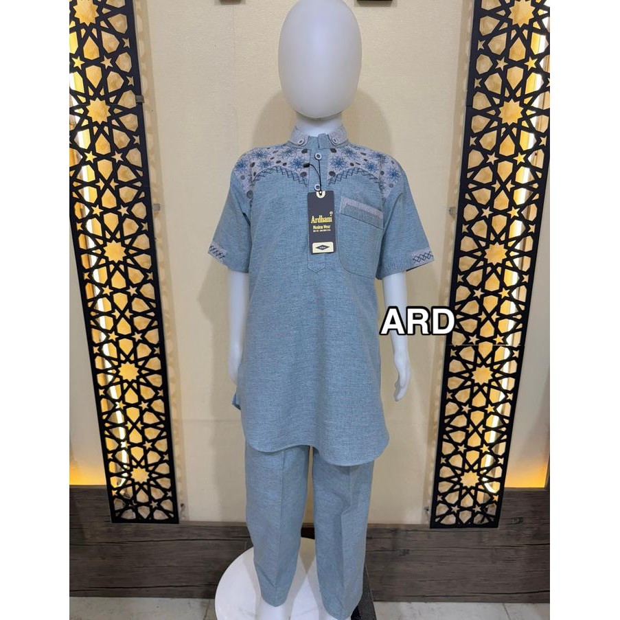 Baju Setelan Koko Anak Premium Ardhani Motif Laba-Laba