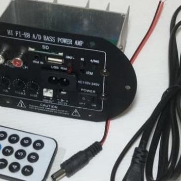 KIT BASSTUBE AKTIF WITH USB/SD CARD INPUT POWER AC 12V ATAU DC 220V Terlaris