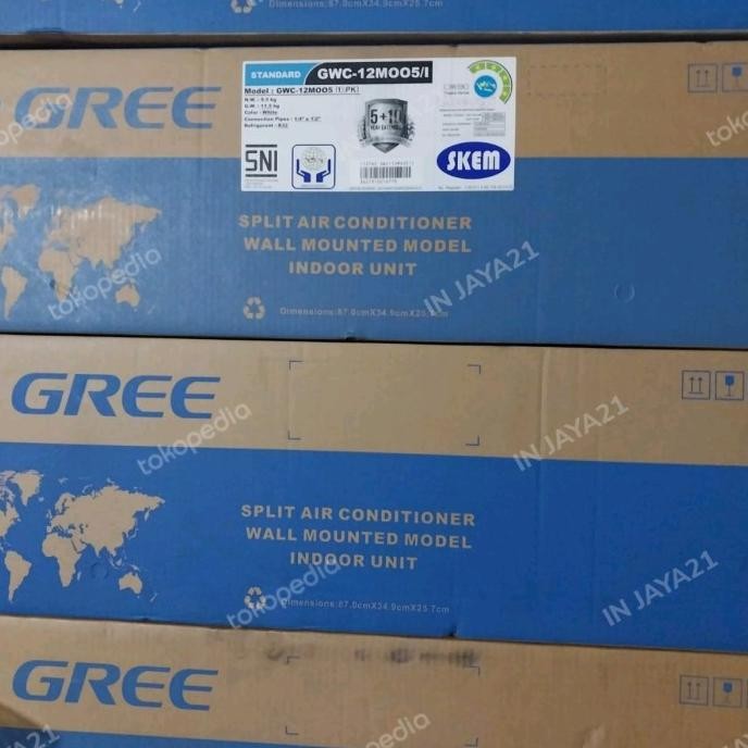 INDOOR AC GREE 1,5PK + REMOTE - GWC12MOO