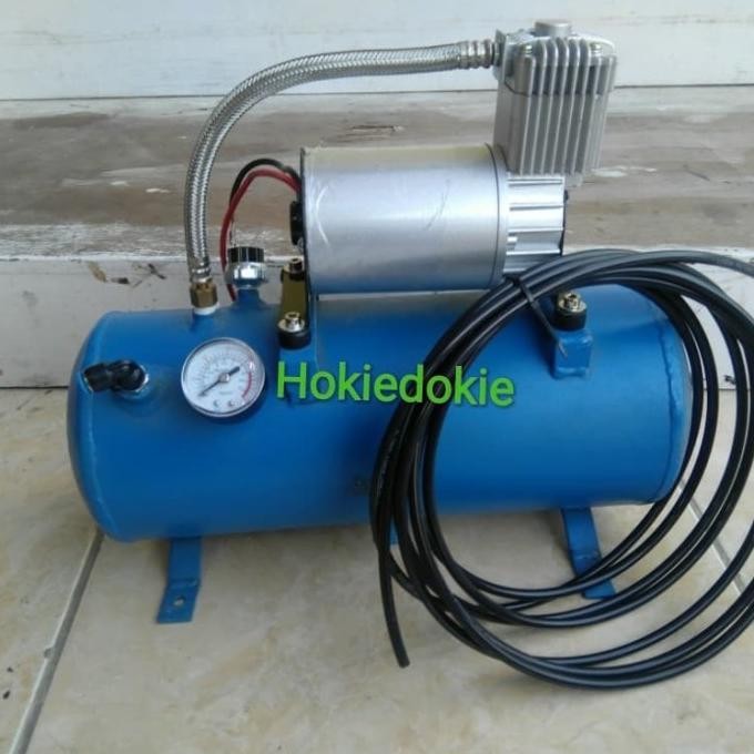 Tabung kompresor angin telolet otomatis 12v 6 liter Terlaris