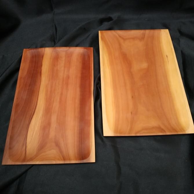 Buruan serbu] Piring Kayu Besar Tray Sushi Wooden Plate Piring Nampan Besar