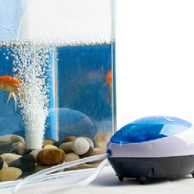 +++++] Pompa Udara Aquarium Besar Akuarium Pembuat Gelembung Udara Silent
