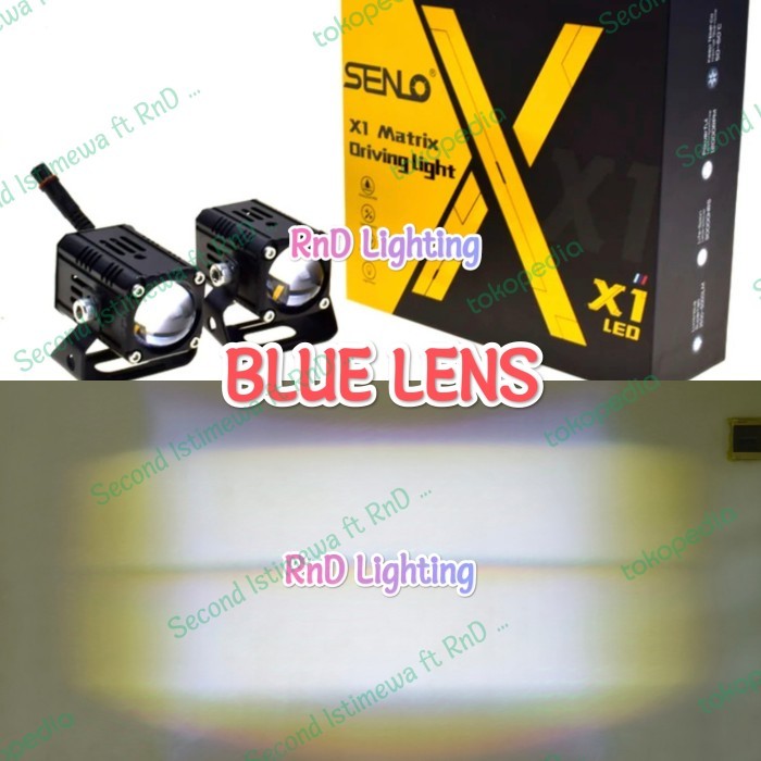 Senlo X1 Plus 25W Lampu Laser Tembak X1 Putih Putih No Duromoto Aegis