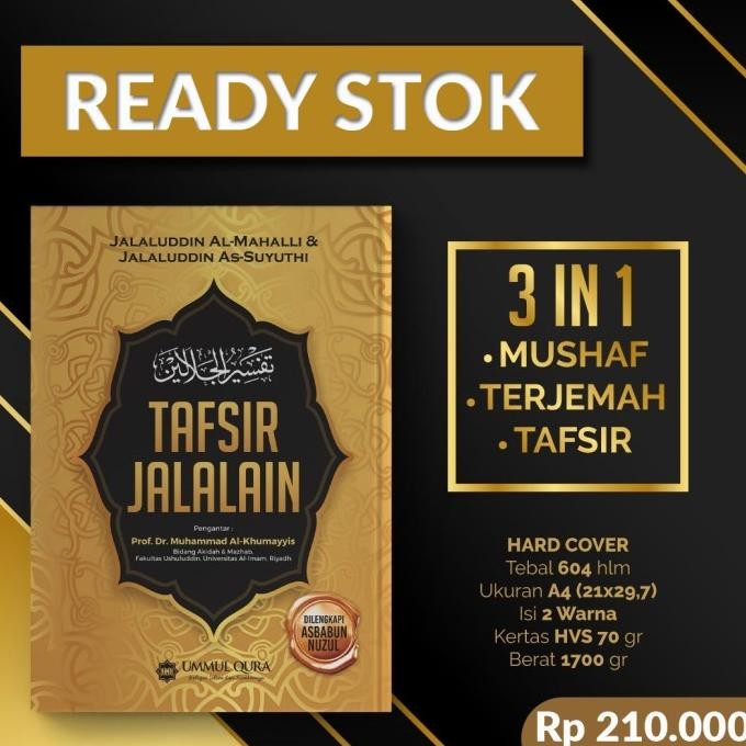Kitab Terjemah Tafsir Jalalain Best Produk