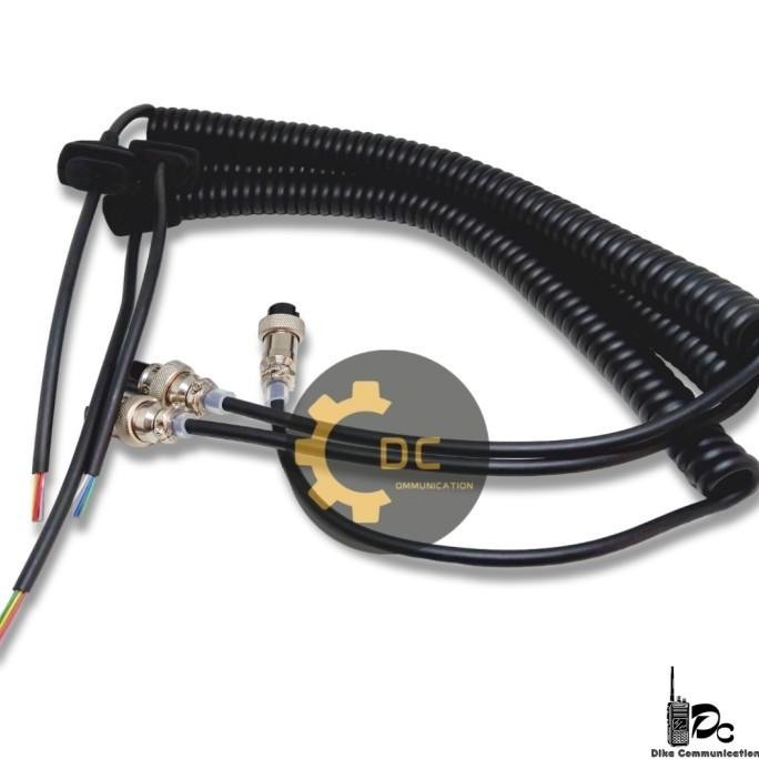KABEL SPIRAL MIC RADIO RIG ALINCO DR-135 DR-620 DR-635 1303T