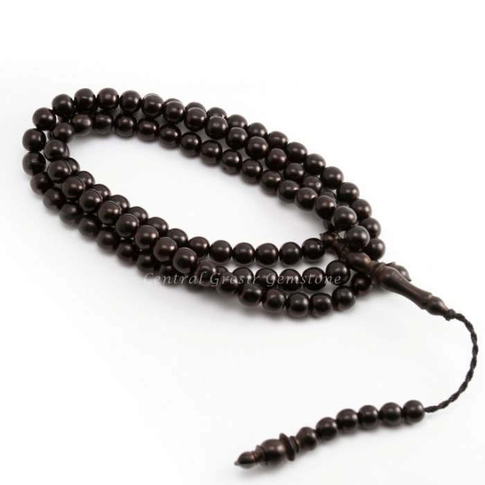 TASBIH 99 KAYU KAUKAH KOKKA KAOKA HITAM ORIGINAL GARANSI