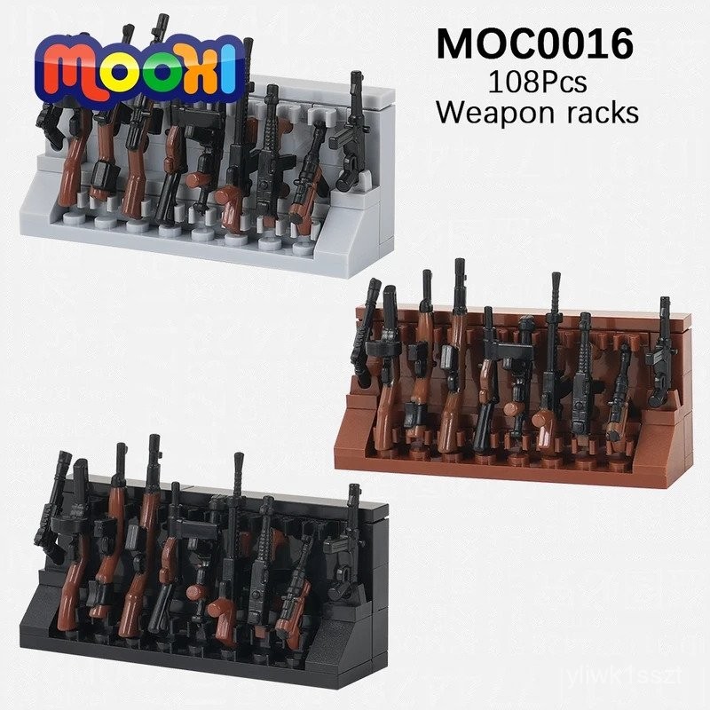 MOOXI Pcs Nowadays War Building The Bricks Toy Show Case The Model DIY Blocks Military Wars Sets Adu