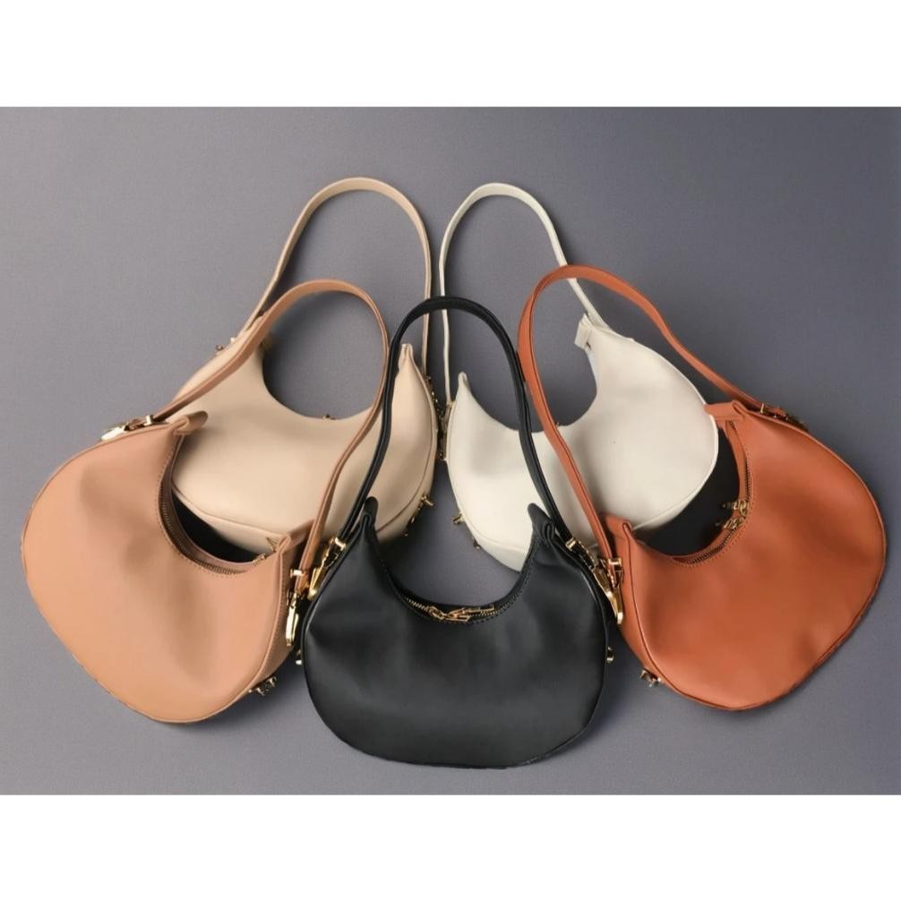 th-23 Tas Wanita Slingbag Tas Underarm Bag Shoulder Bag Moon bag Tas bulan sabit Original