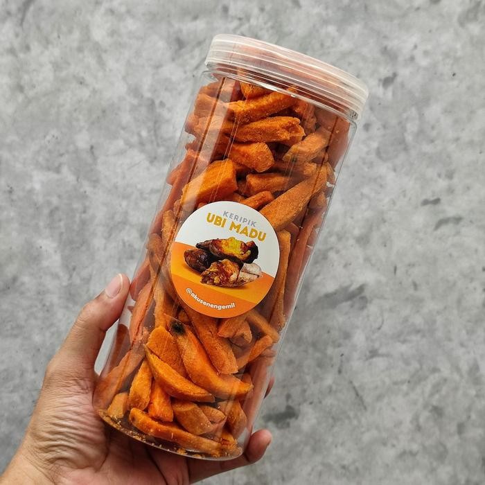 

BARANG TERLARIS KERIPIK UBI MADU CRISPY JUMBO 1300ml KERIPIK SAYUR BUAH PREMIUM