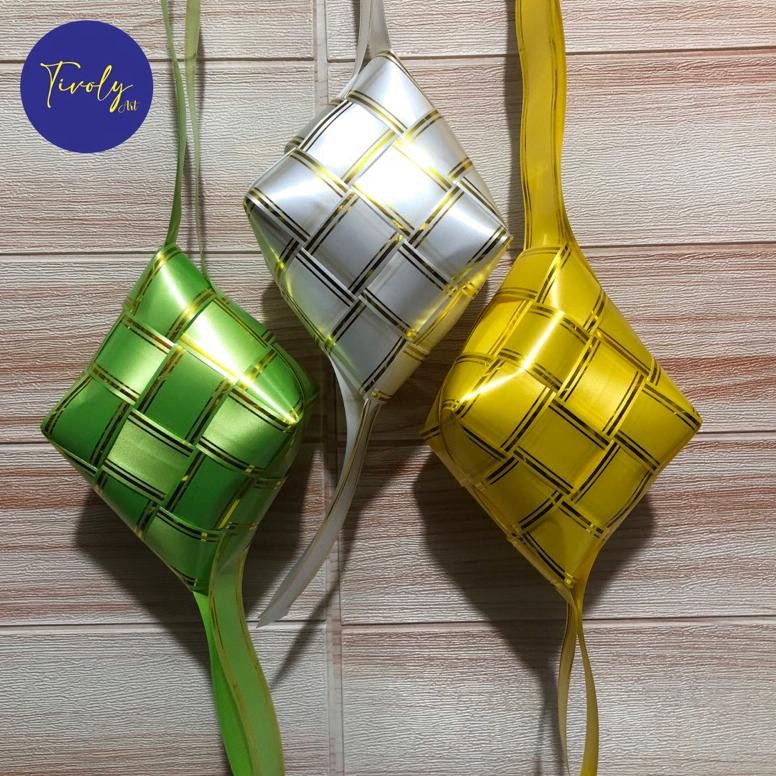 

Ketupat Pita Jepang Jumbo Pastel Uk. 14X19 Cm Isi Dakron | Hiasan Lebaran | Dekorasi Idul Fitri D Termurah