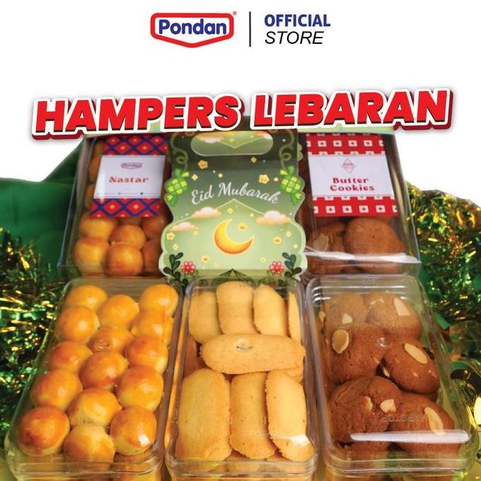 

Sale Now Pondan Hampers Lebaran Nastar Butter Cookies Lidah Kucing Original