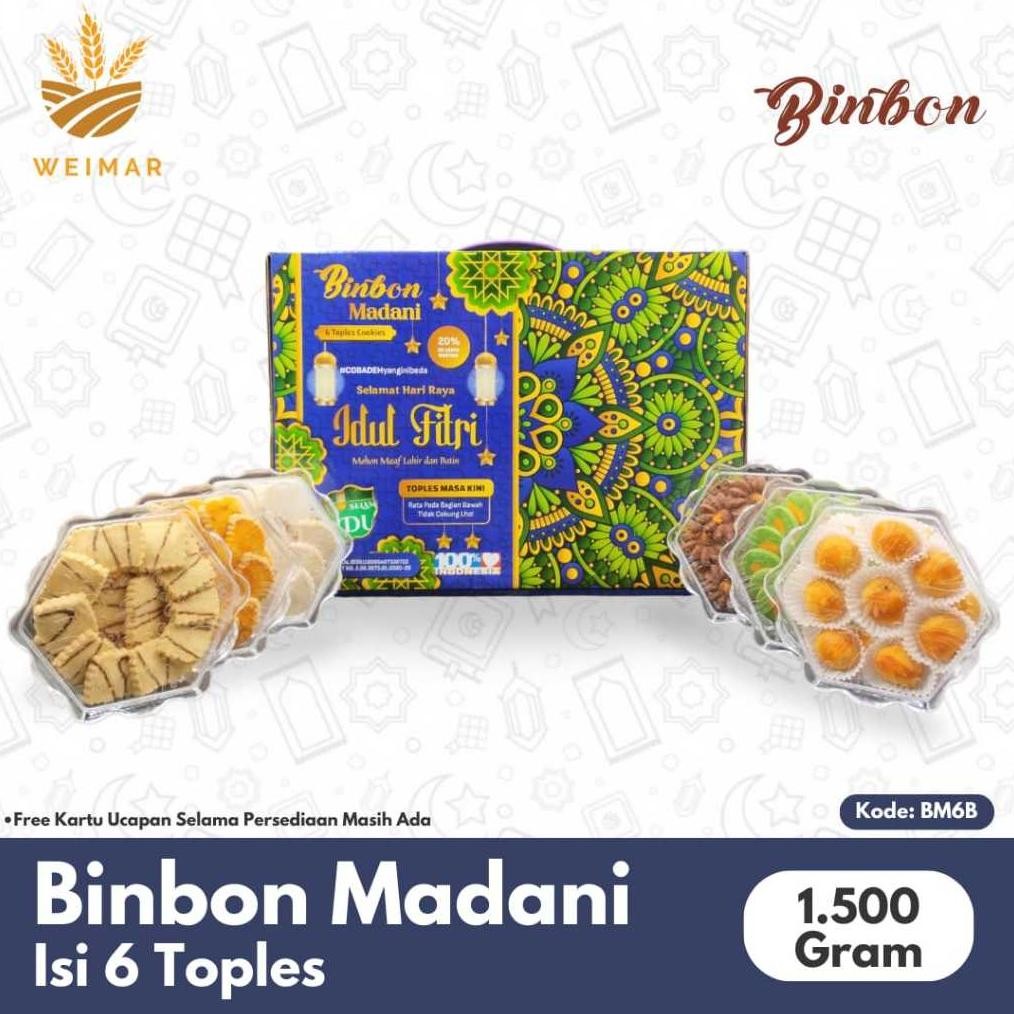 

Binbon Madani Isi 6 Toples Cookies Free Kartu Ucapan Flash Sale! Diskon Hingga 70%