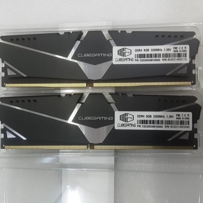 [Goodbest] RAM Cube Gaming 16GB PC25600 3200MHz DDR4 Micron Dual Module