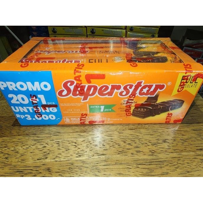 

New Sale Superstar Wafer Coklat 1000 Stok Terbatas