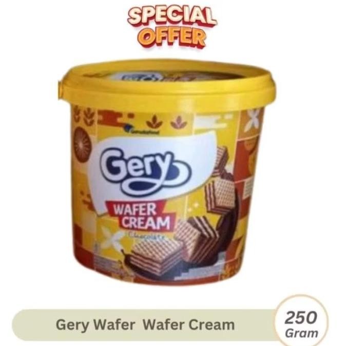 

Terbaik Gery Wafer Cream Chocolate 250Gr Stok Terbatas